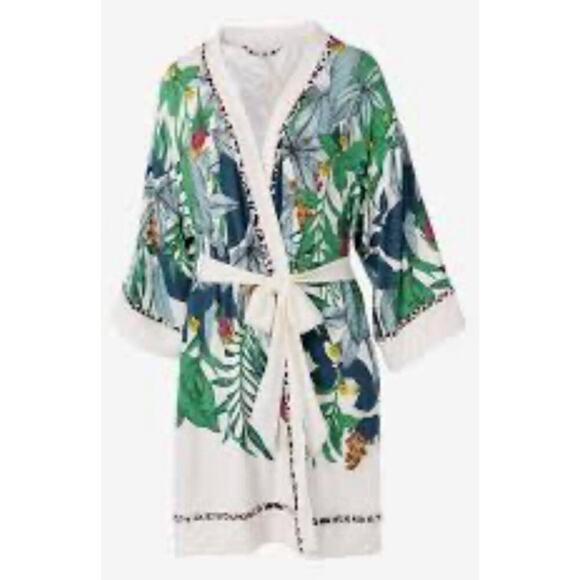 Soma Other - Soma Intimates Short Pipe Cool Nights Robe in Jungle Floral, L/XL